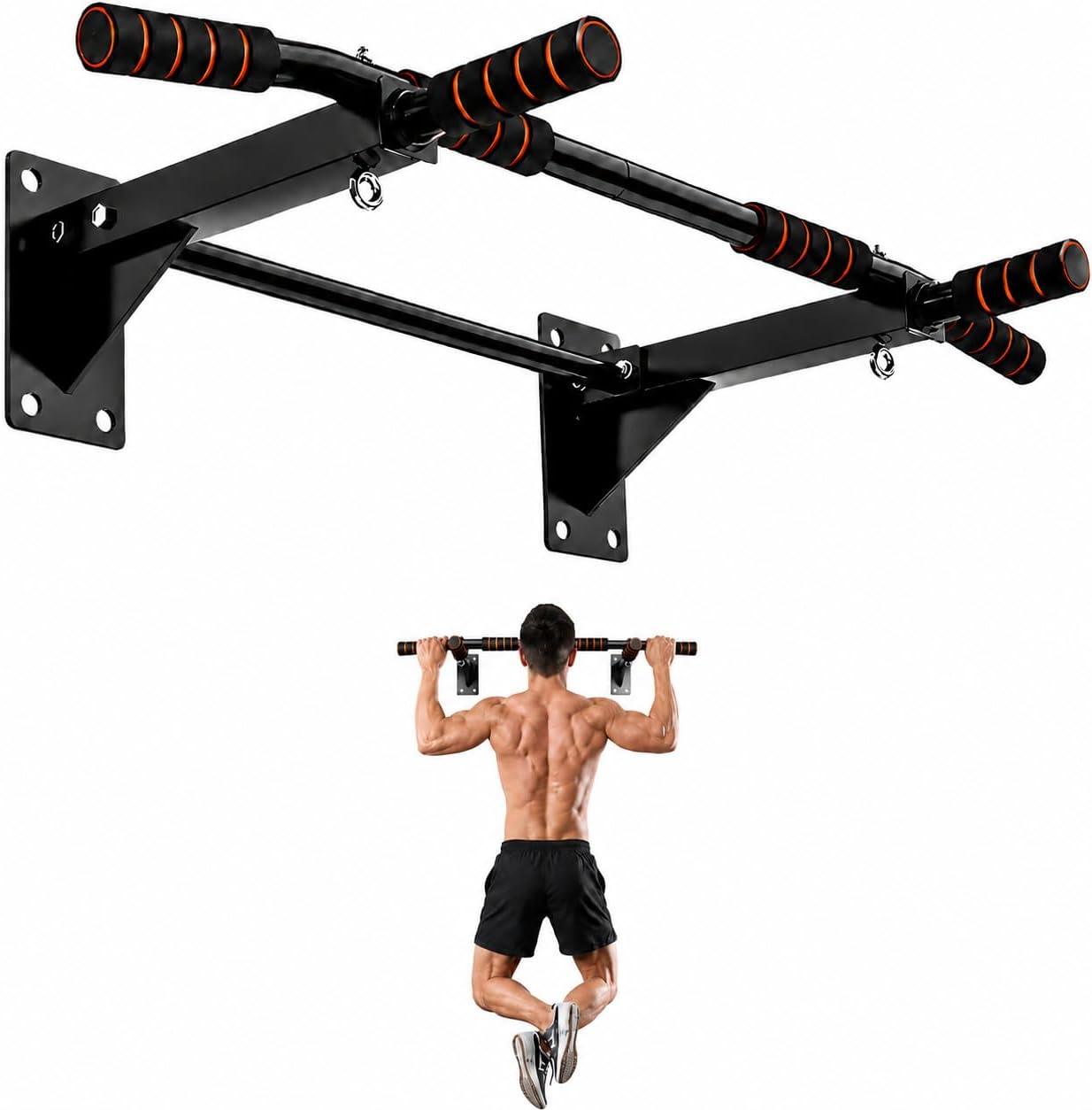 Pull-Up Bar for Home Gym, Wall - Pull Up Bar 评论和价格