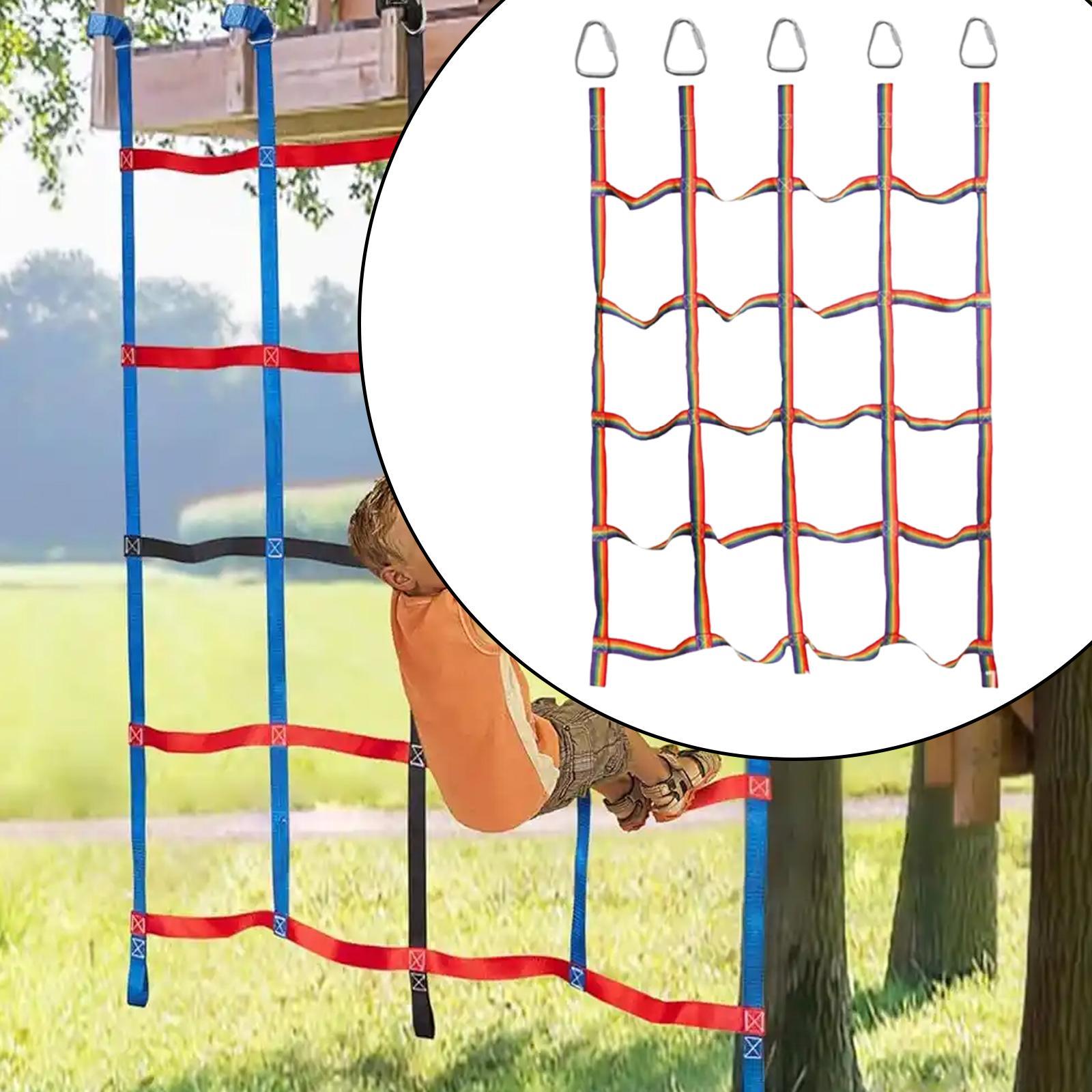 Kids Climbing Net Rainbow Rope - Rope Climb 评论和价格