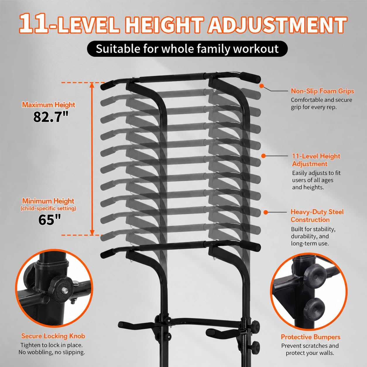 Power Tower for Home Gym, Pull - Pull Up Bar 评论和价格