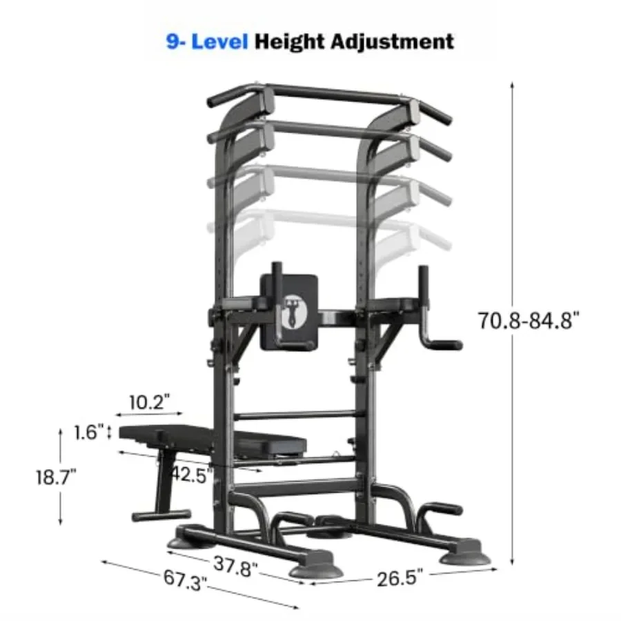Power Tower Pull Up Bar Statio - Pull Up Bar 评论和价格