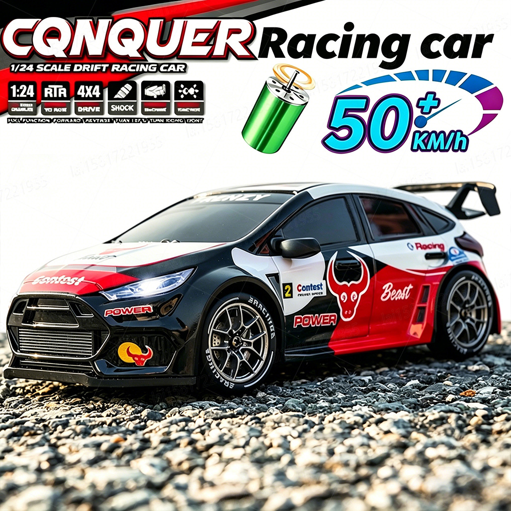 1:24 4WD 50KM/H RC Car Stunt D - Victor Racket Jetspeed 评论和价格