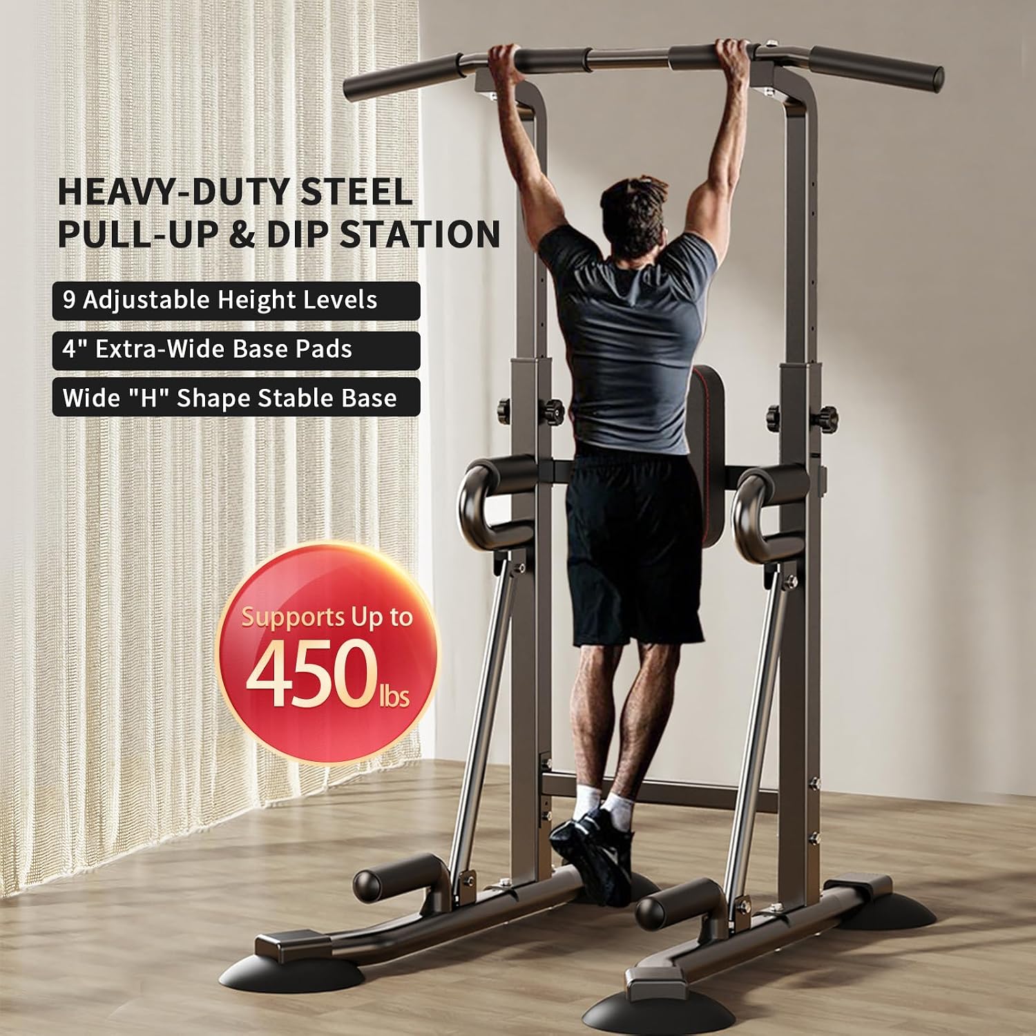 Power Tower Pull-Up Bar Statio - Pull Up Bar 评论和价格