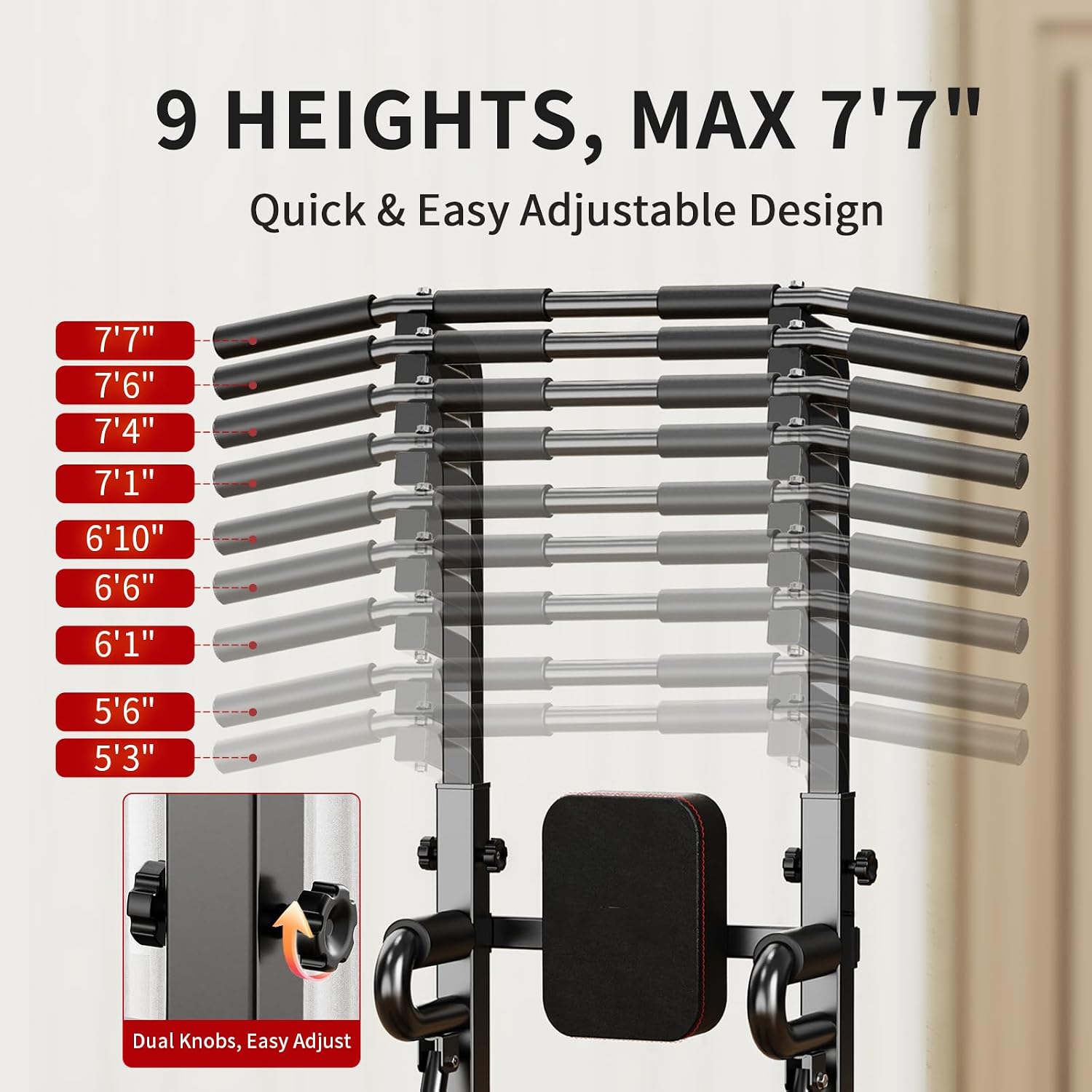 Power Tower Pull-Up Bar Statio - Pull Up Bar 评论和价格