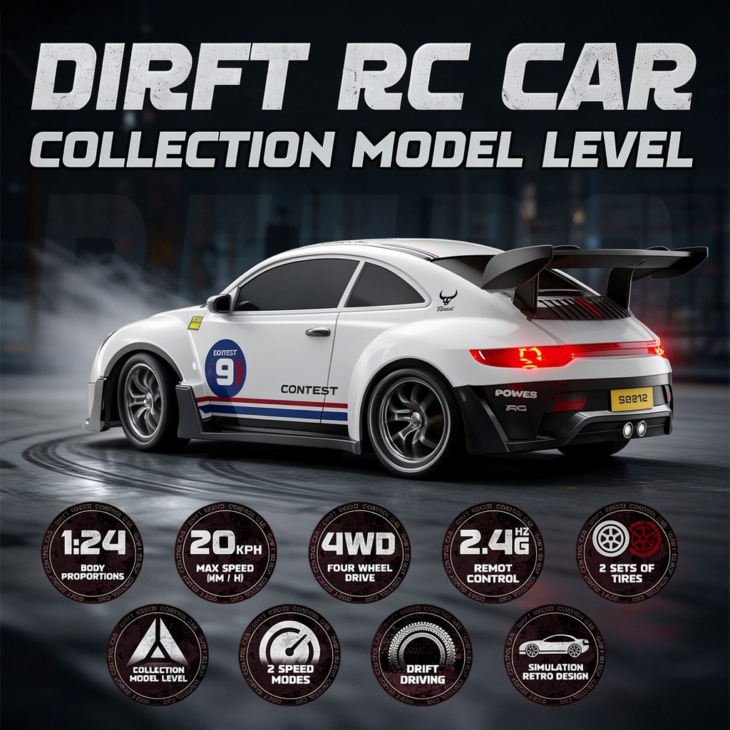 New Remote-Controlled Drift Ca - Victor Racket Jetspeed 评论和价格