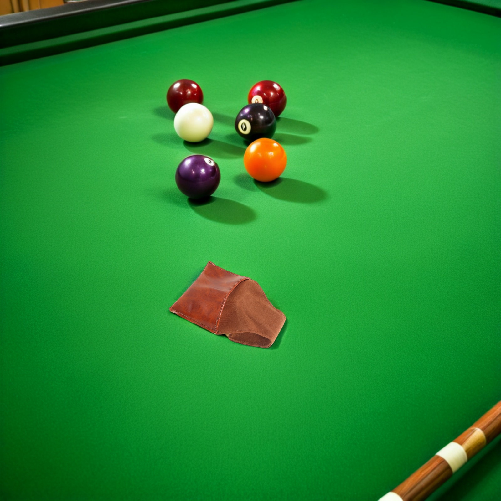 Pool Chalk Holder PU Portable  - Chalk Bag 评论和价格