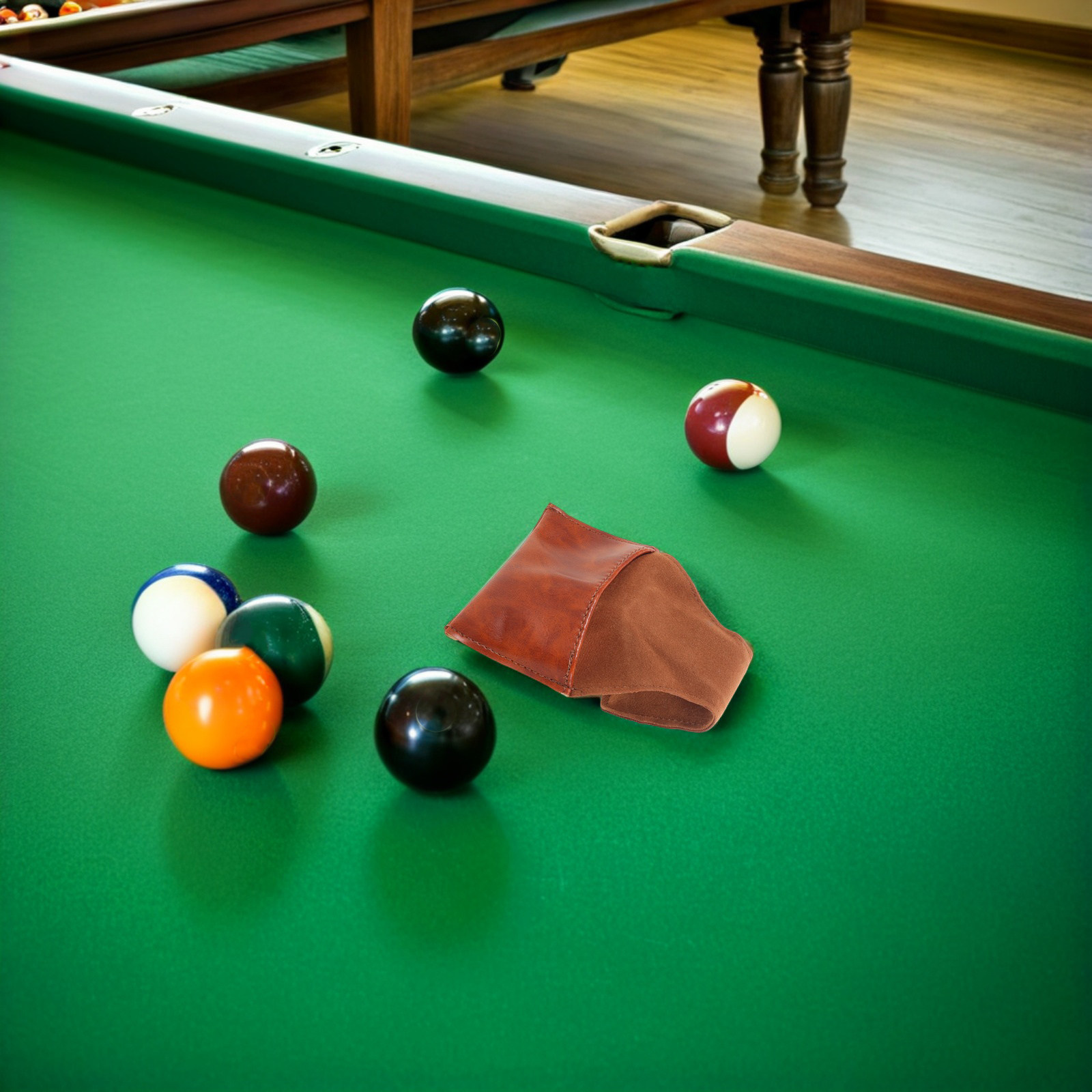 Pool Chalk Holder PU Portable  - Chalk Bag 评论和价格