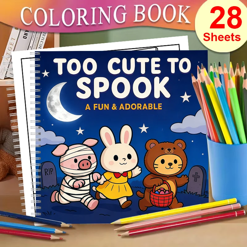 Too Cute to Spook Coloring Boo - Chalk Bag 评论和价格