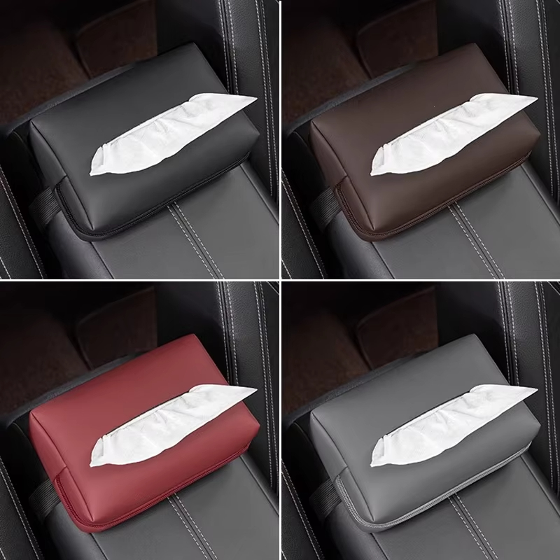 Leather Car Tissue Box Car Cha - Chalk Bag 评论和价格
